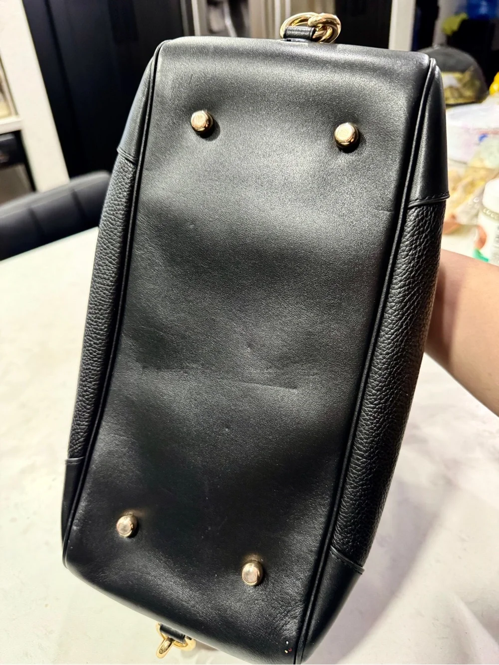 Coach Lane Satchel in Polished Pebble Leather